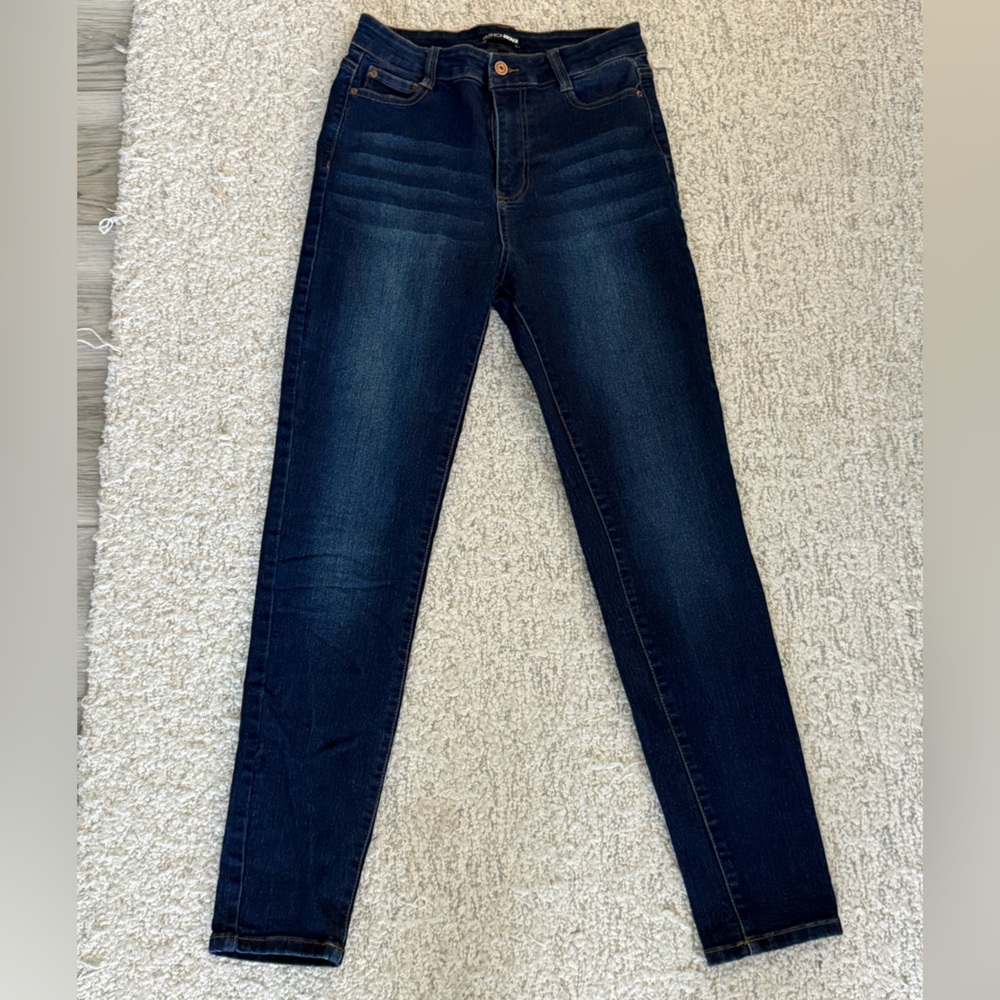 Fashion Nova Blue Skinny Jeans